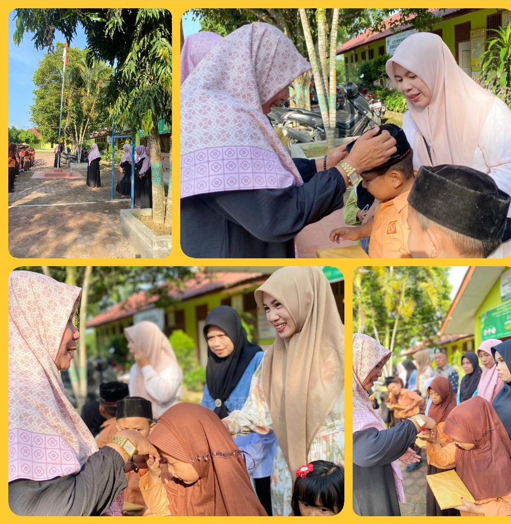 PEMBAGIAN RAPOR SEMESTER GENAP SEKALIGUS PEMBERIAN PENGHARGAAN SISWA BERPRESTASI MIN 7 ACEH TAMIANG