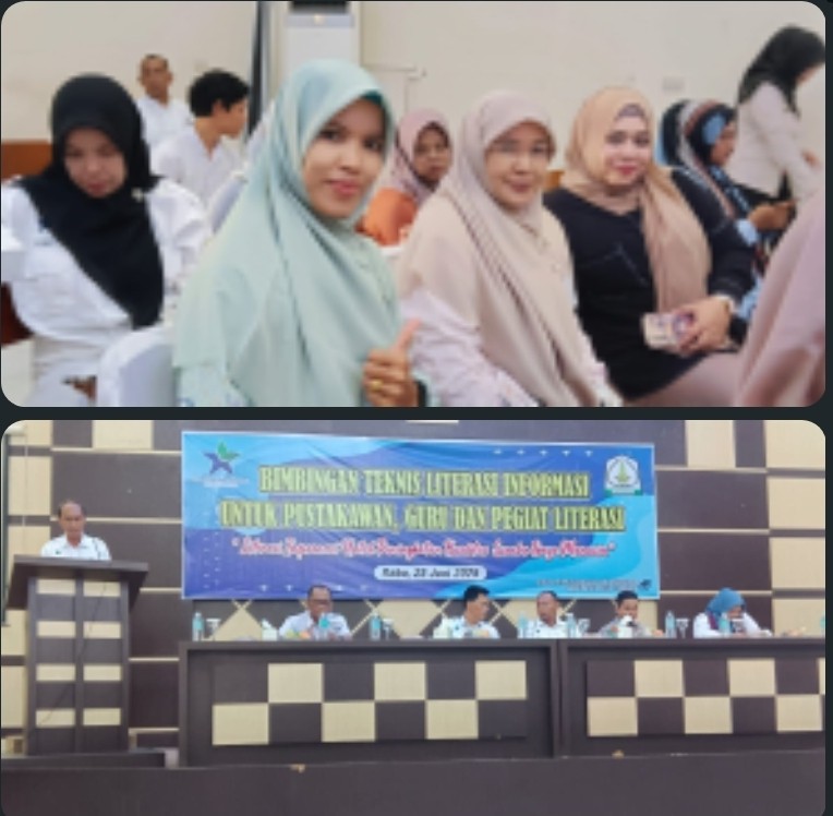 GURU MIN 7 ACEH TAMIANG IKUTI BIMTEK LITERASI INFORMASI UNTUK TINGKATKAN KUALITAS SDM
