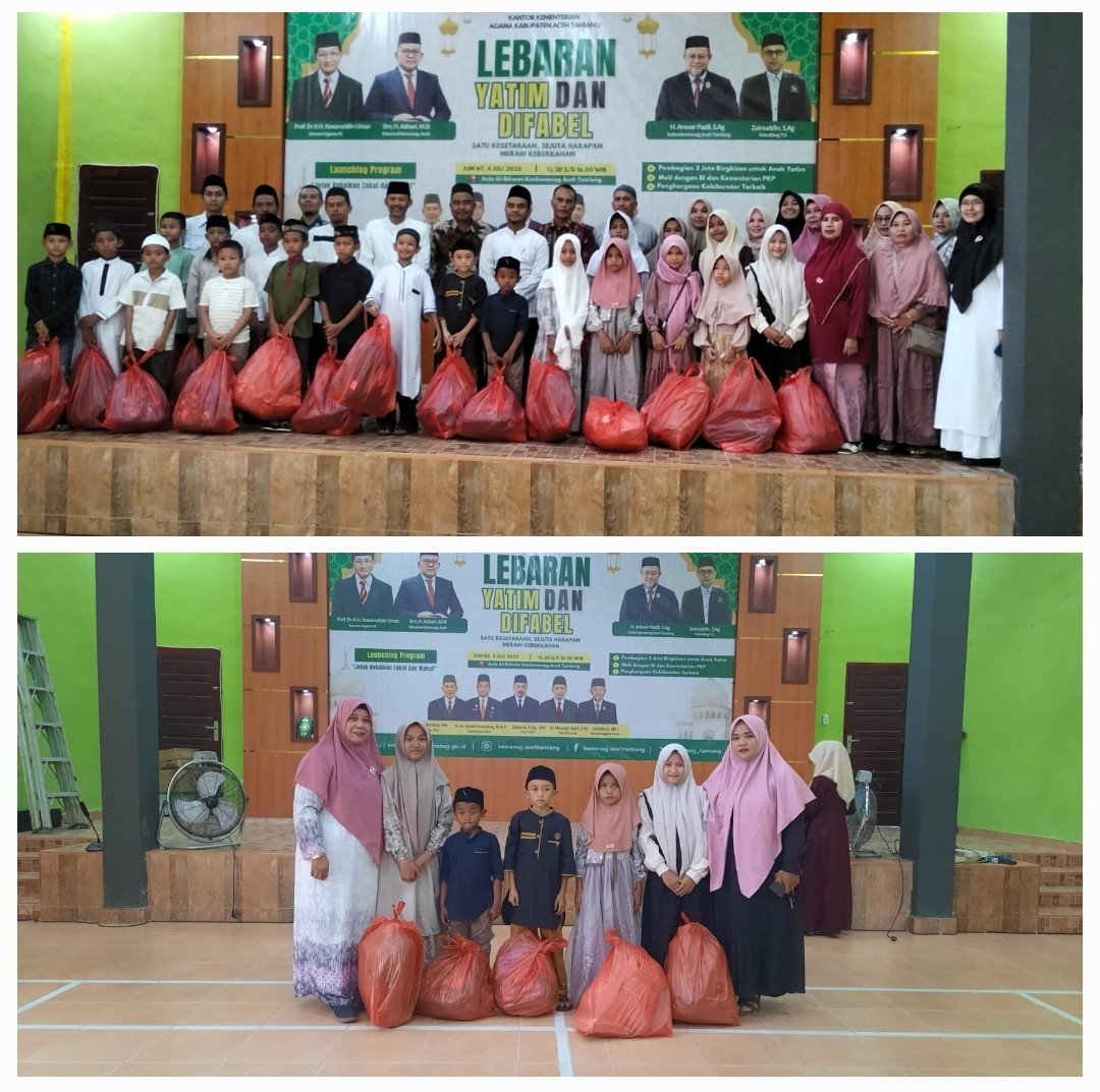 Ka. MIN 7 Aceh Tamiang Bersama Beberapa Siswa Ikuti Kegiatan Zoom Dengan Tema Peaceful dan Deafabel