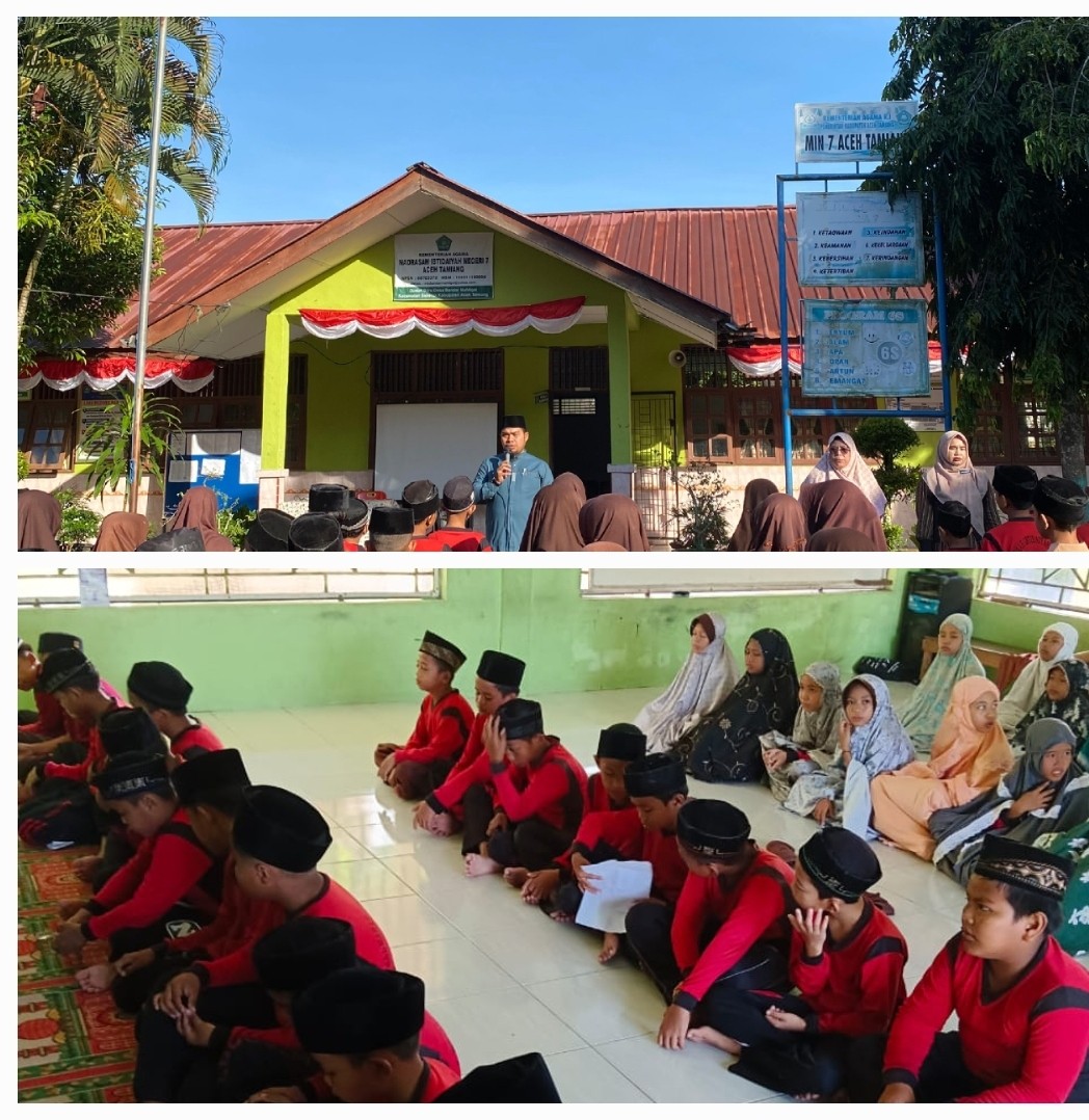 MIN 7 Atam Gelar Doa Bersama Untuk Alm Bapak Ahmad Suja`i Toyo (Penyuluh di KUA Kota Kualasimpang) 
