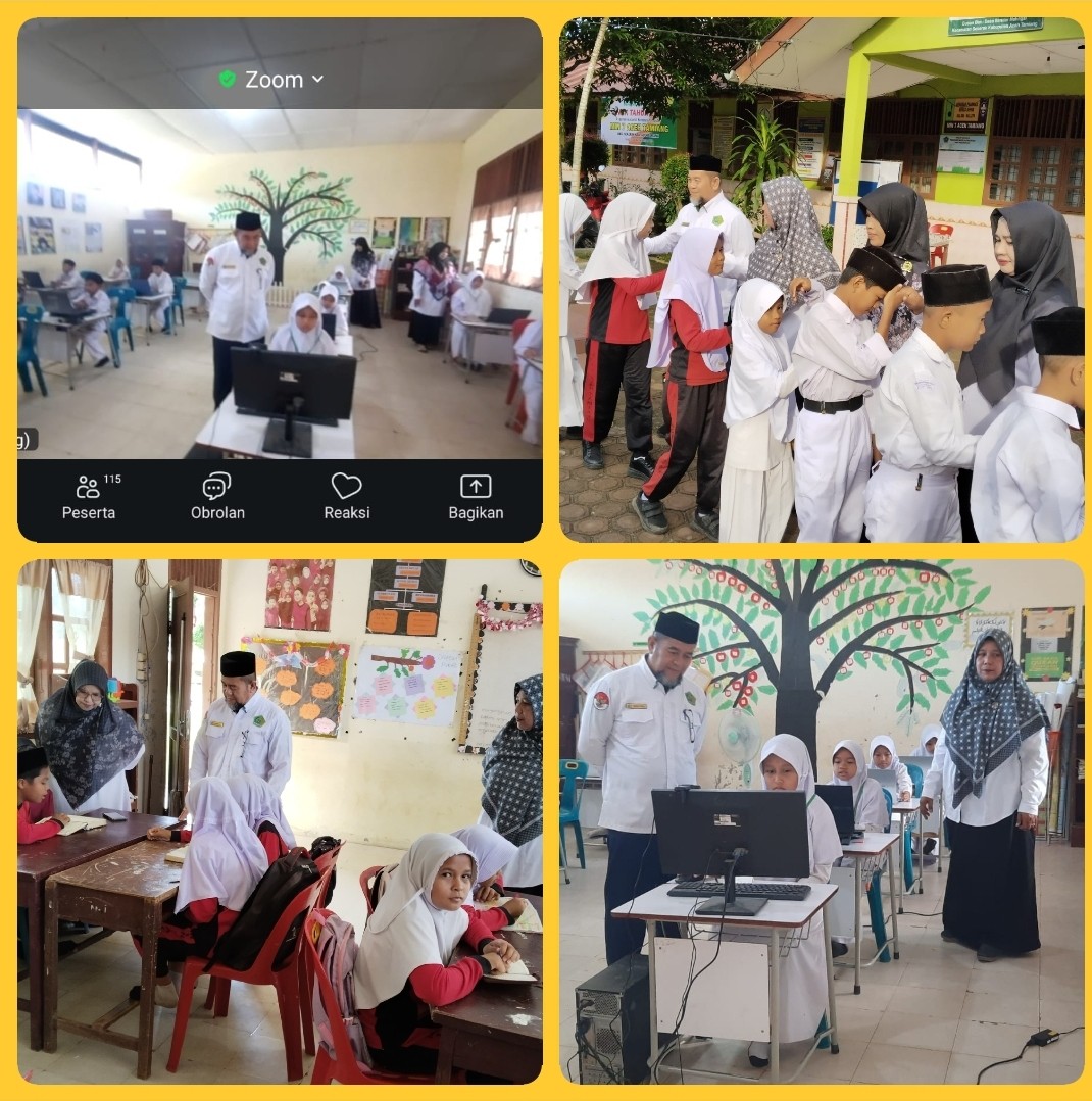 Kunjungan Kerja Kepala Kantor Kementerian Agama Kab. Aceh Tamiang Ke MIN 7 Aceh Tamiang